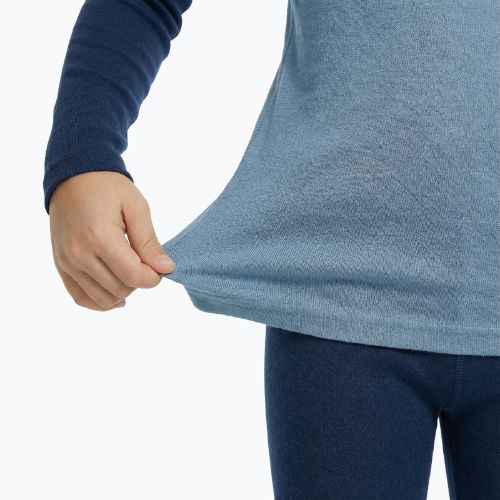 Children's thermal underwear set WOOLCANO Merino SET0982 blue