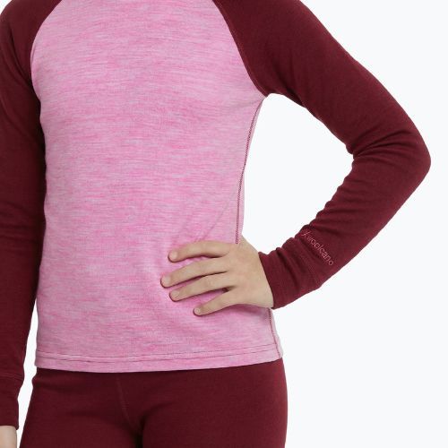 Children's thermal underwear set WOOLCANO Merino SET0982 purple