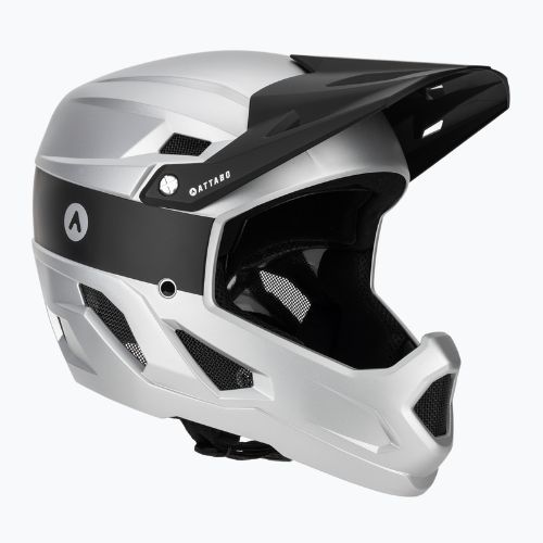 Bike helmet ATTABO State 1.0 full face silver