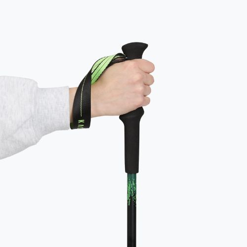 Trekking poles KADVA Torre adjustable carbon green