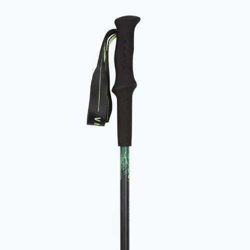 Trekking poles KADVA Torre adjustable carbon green
