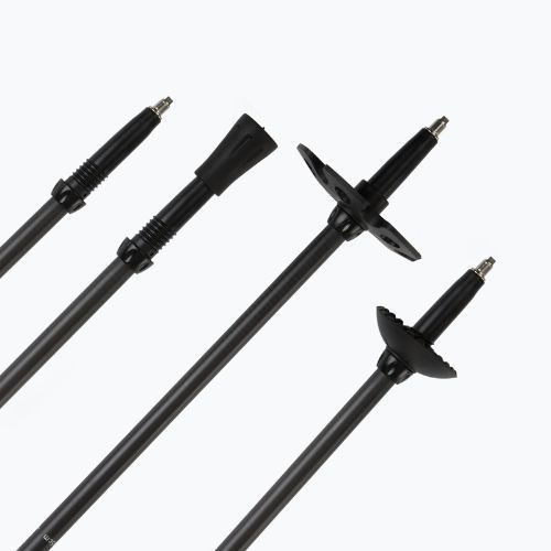 Trekking poles KADVA Torre adjustable carbon green