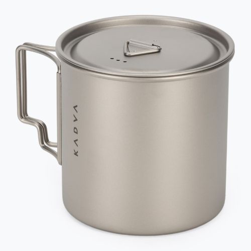 Tourist mug KADVA titanium ultralight gray