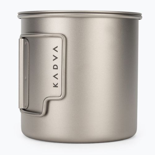 Tourist mug KADVA titanium ultralight gray