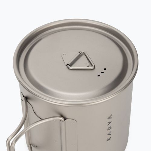 Tourist mug KADVA titanium ultralight gray