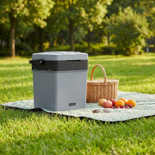 KADVA AC/DC Portable Cooler grey