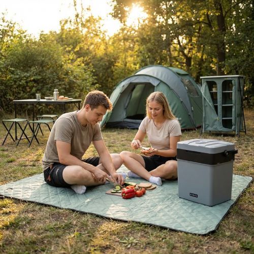 KADVA AC/DC Portable Cooler grey