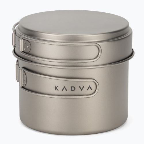 Mess tin KADVA titanium ultralight grey