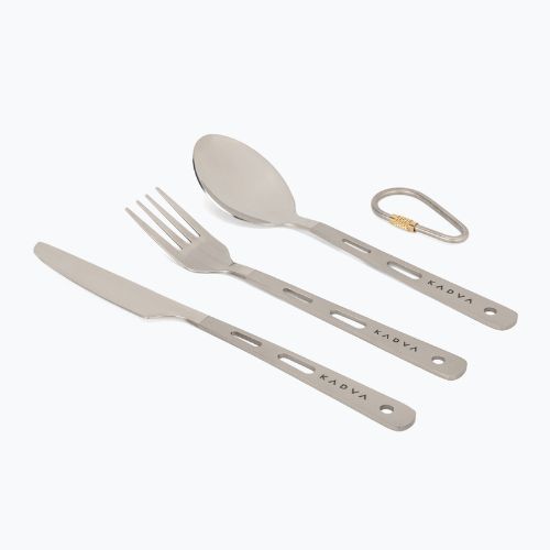 Travel cutlery KADVA titanum ultralight grey