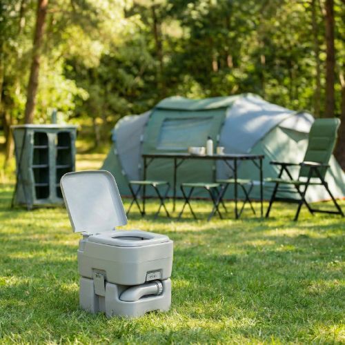 Portable toilet KADVA Throno grey