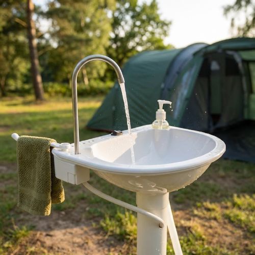 KADVA ViaAlta grey travel washbasin