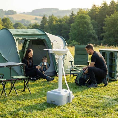 KADVA ViaAlta grey travel washbasin