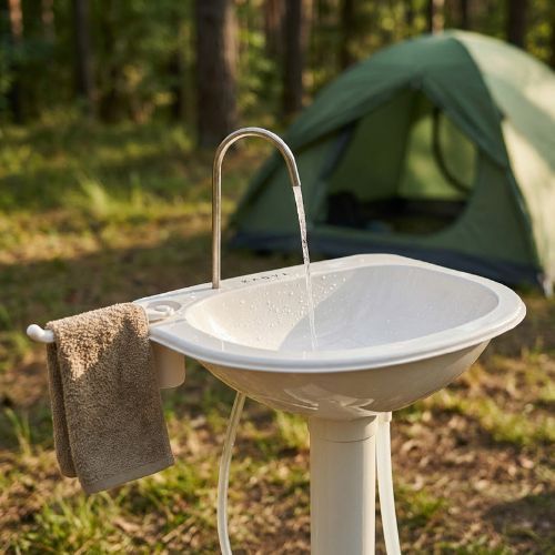 Portable washbasin KADVA ViaPoca grey