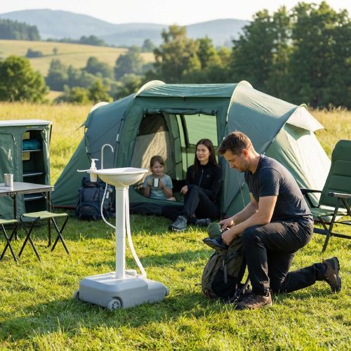 Portable washbasin KADVA ViaPoca grey