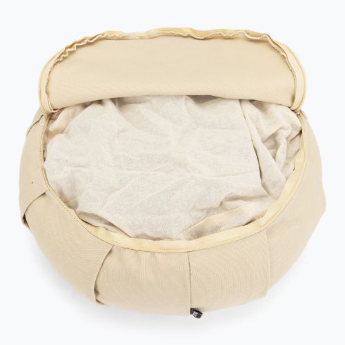 Meditation cushion with buckwheat hulls XTREXO zafu Contempla beige