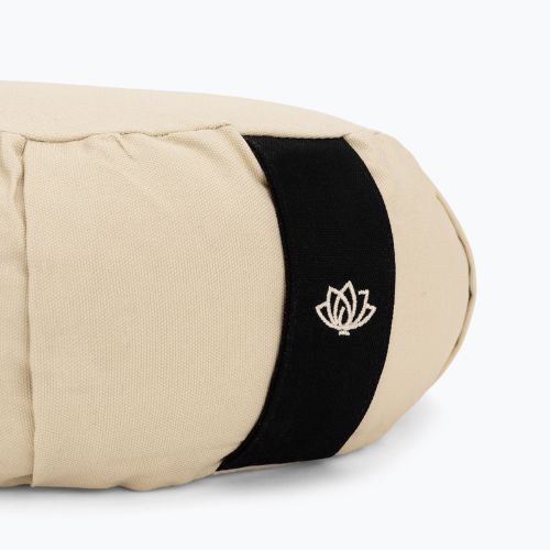 Meditation cushion with buckwheat hulls XTREXO zafu Contempla beige