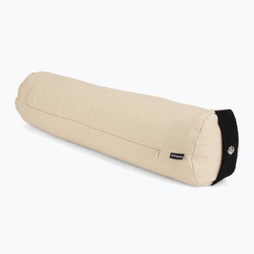 Yoga bolster with buckwheat hulls XTREXO Contempla beige