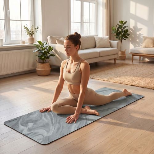 Yoga mat XTREXO Softea purple