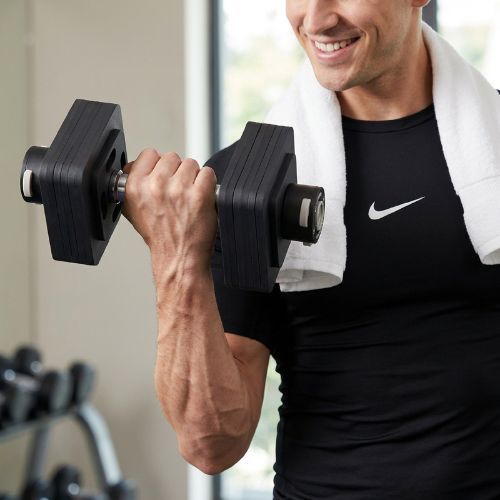 Dumbbell adjustable XTREXO 15 kg black