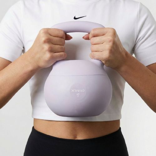Kettlebell SOFT XTREXO 10 kg purple