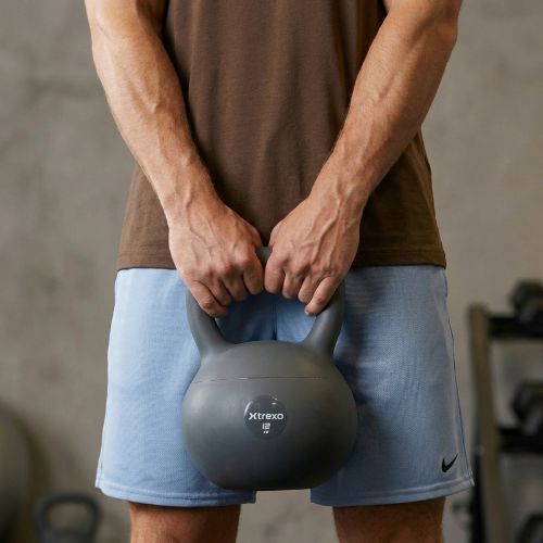 Kettlebell SOFT XTREXO 12 kg grey