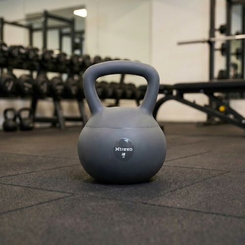 Soft kettlebell XTREXO 12 kg grey