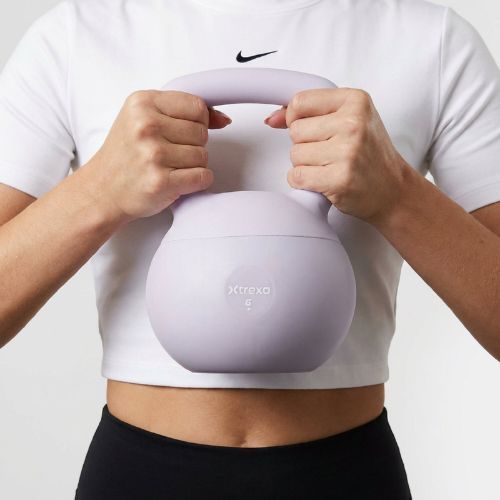 Soft kettlebell XTREXO 6 kg purple