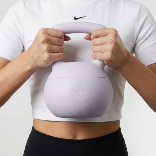 Soft kettlebell XTREXO 8 kg purple