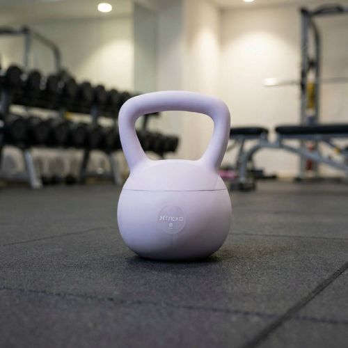 Soft kettlebell XTREXO 8 kg purple