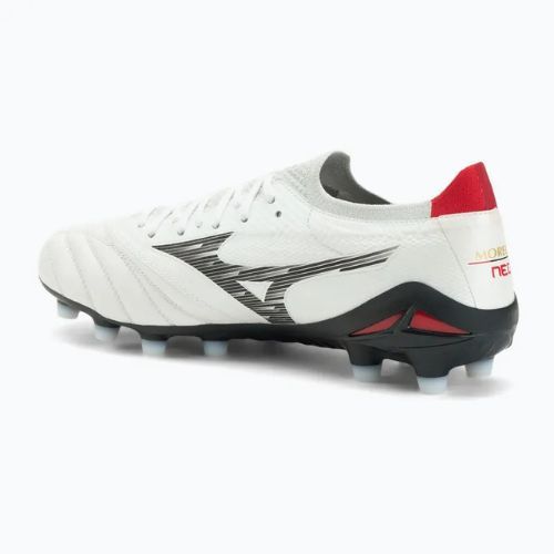 Men's football boots Mizuno Morelia Neo IV Β Elite MD white/black/chinese red