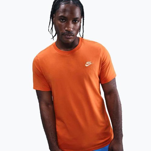 Men's T-shirt Nike Sportswear Club campfire orange