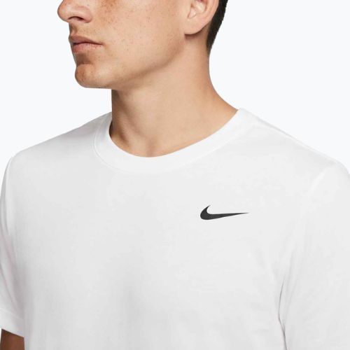 Men's T-shirt Nike Dri-Fit smokey white/black