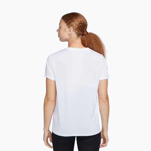 Women's training T-shirt Nike Dri-Fit white/black
