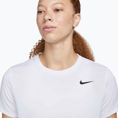 Women's training T-shirt Nike Dri-Fit white/black