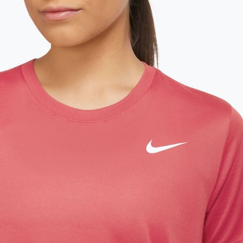 Women's training T-shirt Nike Dri-Fit sea coral/hite