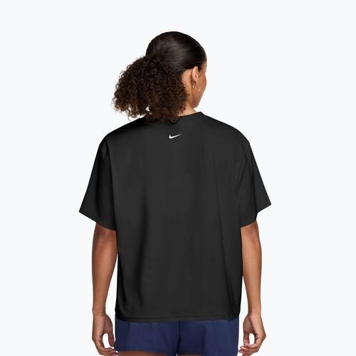 Women's training T-shirt Nike Pro Dri-Fit Loose black/white