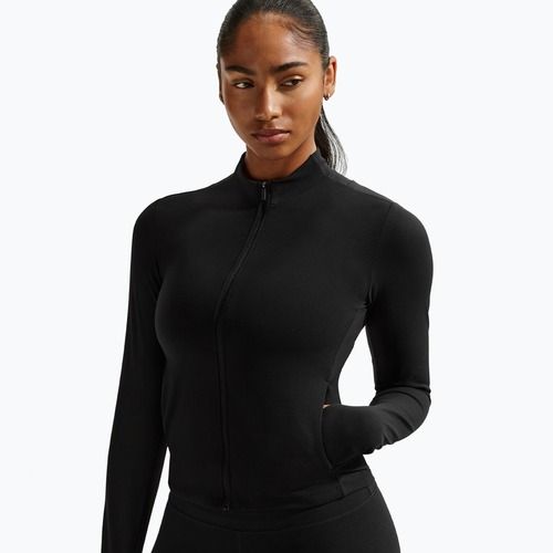 Women's Nike Zenvy Dri-Fit Full Zip Training Sweatshirt black/cool grey