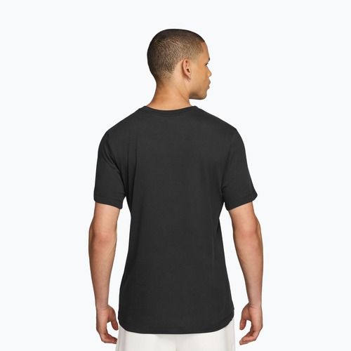 Men's training T-shirt Nike HBR Dri-FIT black/white