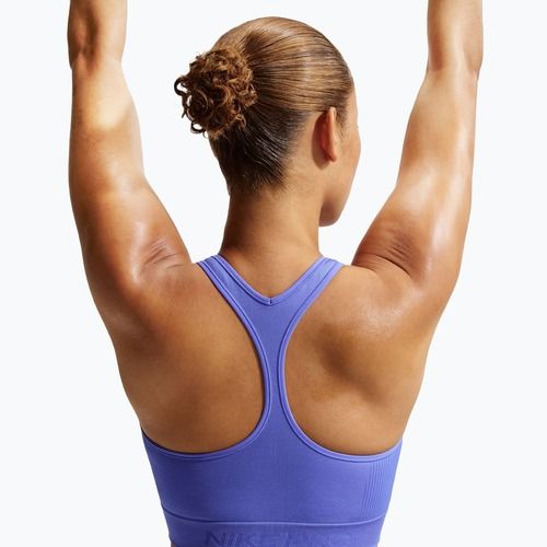 Women's T-shirt Nike Pro Seamless Dri-Fit Cropped sapphire