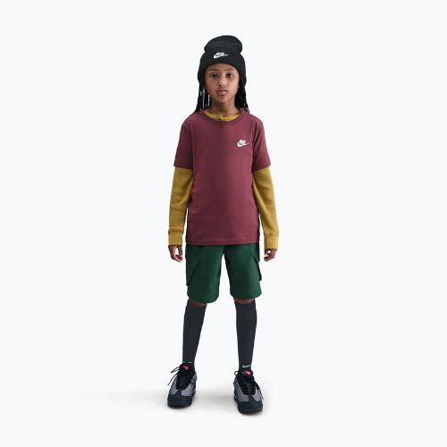 Children's T-shirt Nike Sportswear dark team red