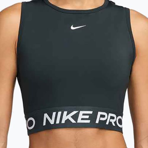 Women's training T-shirt Nike Pro Dri-Fit seaweed/white