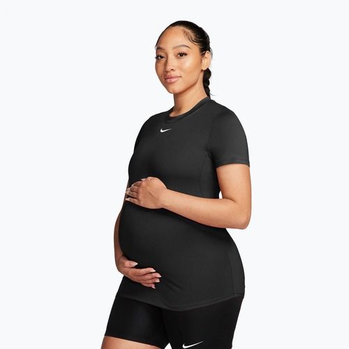 Women's T-shirt Nike One Maternity Dri Fit Slim-Fit black/white