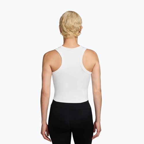 Women's T-shirt Nike One Fitted Dri-Fit Cropped Tank thunder white/black
