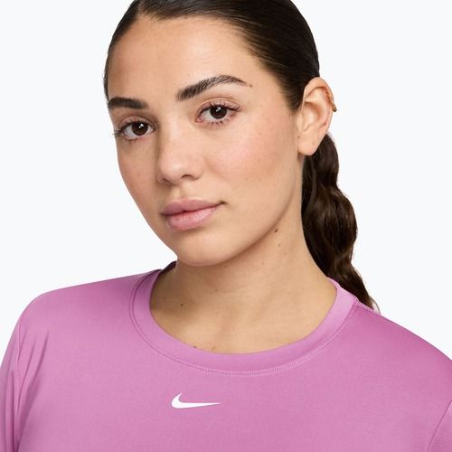 Longsleeve training Nike One Classic Dri-Fit light magenta/white