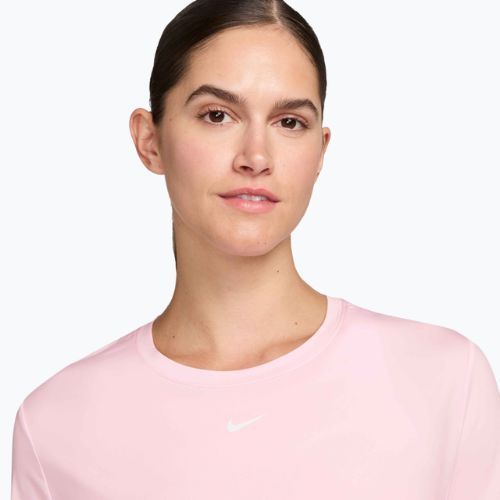 Women's T-shirt Nike One Classic Dri-Fit pink foam/white