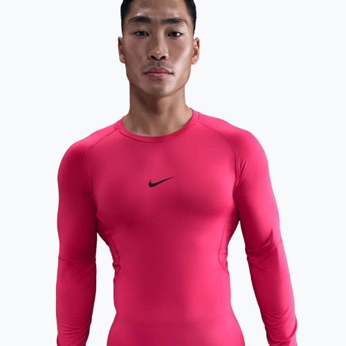 Men's training longsleeve Nike Pro Dri-Fit Tight Fitness rush pink/black