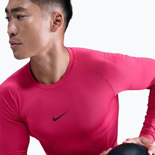 Men's training longsleeve Nike Pro Dri-Fit Tight Fitness rush pink/black