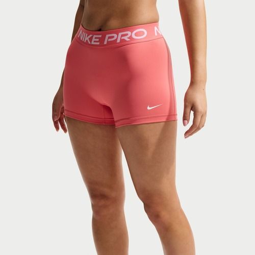 Women's shorts Nike Pro Mid-Rise Biker 3" sea coral/white