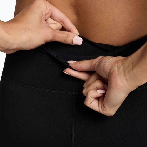 Women's shorts Nike One High-Waisted Biker 5" black/white