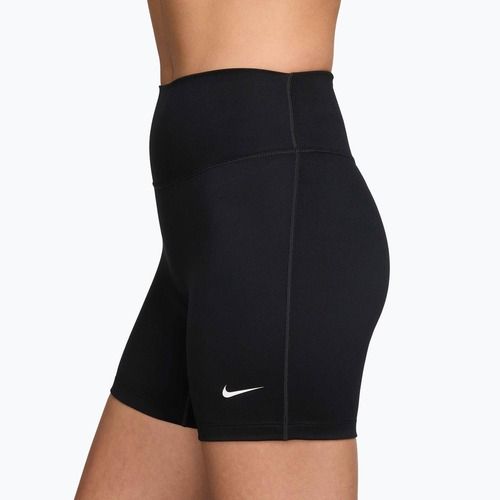 Women's shorts Nike One High-Waisted Biker 5" black/white